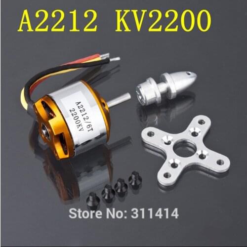 1peice XXD A 2212 A2212 2200KV 6T Brushless Outrunner Motor W/ Mount For RC Aircraft Copter Airplane Electric Motor Engine