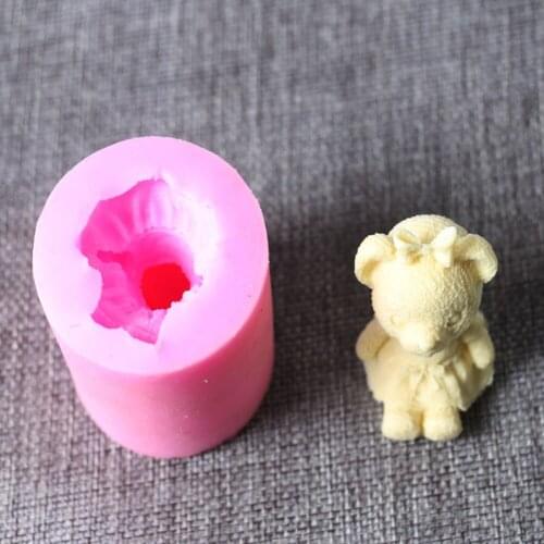 3D Bear Silicone Mold Fondant Cake Moulds Chocolate Mould Cake Decorating Tools Kitchen Baking Accessories