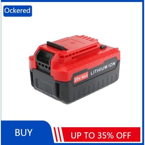 Ockered 20V 6.0Ah Rechargeable Battery 6000mah for Porter Cable PCC685L PCC680L PCC680L PCC682L PCCK602L2 PCC600 PCC640
