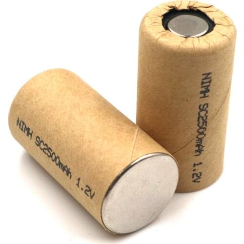Ni Mh SC2500mAh 4Pcs high power battery cell,power tool battery,Power Cell,discharge rate 10-15c,recharger battery,battery