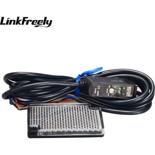 E3S-AR11 OMRON General Purpose Photoelectric Sensor Switch,NPN Retroreflective Type,LED Panel Smart On Off Light Switch Micro