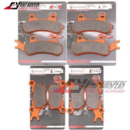 Dutch rock cotton Front Rear Brake Pads For Can am Defender DPS 799cc XT Cab 796cc 2016