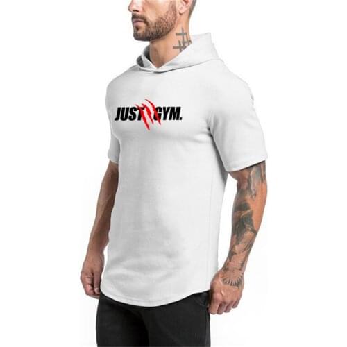GYM ANIMAL Men's T-shirts With A Hood