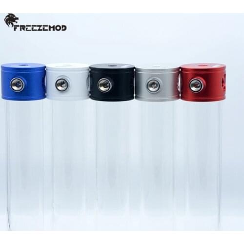 FREEZEMOD water pump integrated expansion tank colorful metal cover 50MM outer diameter external defoamer.PJ-PM6SX