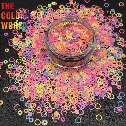 TCT-564 Hollow Ring Circle Nail Glitter Nail Art Decoration arte de uñas Tumbler Crafts DIY Manicure Makeup Festival Accessories