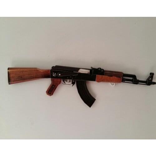 1:1 Scale Lifesize AK47 Assault Rifle Gun Handcraft DIY Paper Model Kit Handmade Toy Puzzles