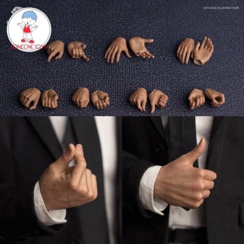 1/6 Scale New version of hand bag 2.0 male soldier hands set model for 12 Inches TBL PH Action Figures Body jiaou dolls