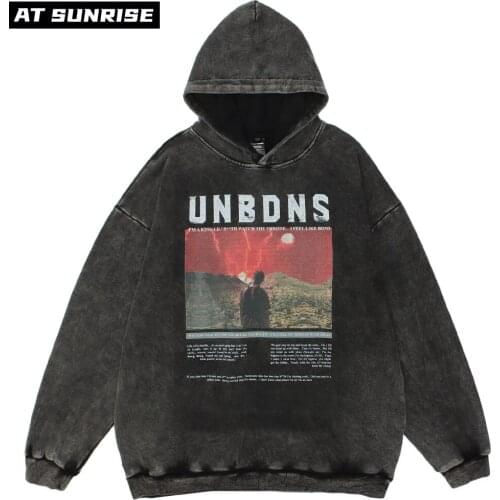 2021 Printed Washed Hoodies Sweatshirt Men Hip Hop Streetwear Winter Cotton Pullover Hoodie Autumn Black Sweat Shirtccc Oversize