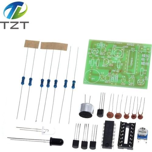 DIY Kit Module Analog Electronic Candle Lights + Blowing Control Simulation Candle Suite Trousse Timer Componentes Eletronico