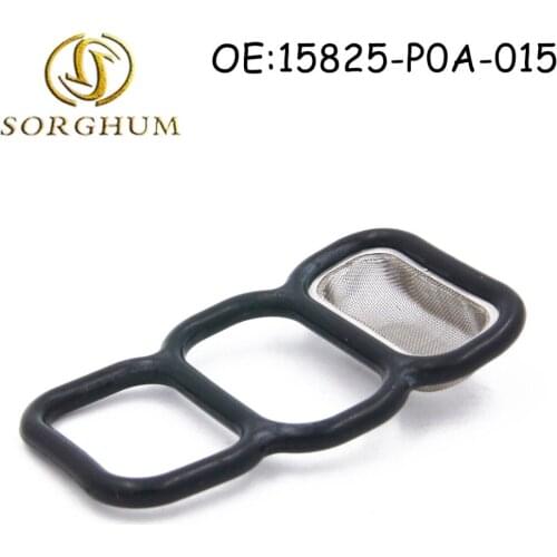 New Lower Spool Valve VTEC Solenoid Gasket Filter Seal 15825-P0A-015 for Honda Accord Odyssey Insight Acura CL Isuzu 15825P0A015