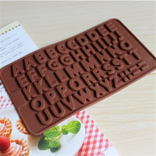 New Arrival Letter AABB Cake Mold Fondant Cake Molds Soap Chocolate Mold For The Kitchen Baking Cake Tools D545