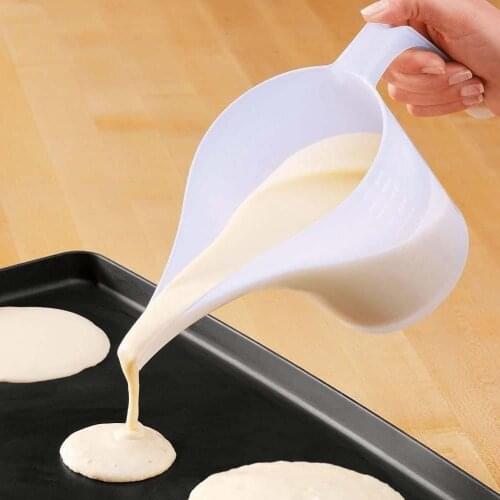 1000ml Plastic Cooking Baking Cake Sharp Spout Funnel Measuring Cup with Scale Measure Jug Pour Spout Cooking Tool