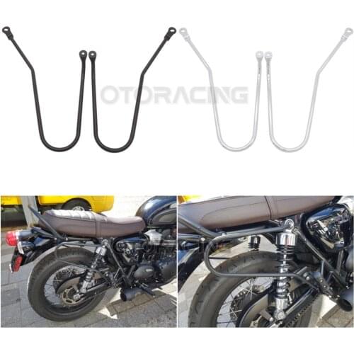 Motorcycle Saddlebag Supports Bracket For Triumph Bonneville T120 T100 Bobber Thruxton 1200 Speed Twin Street Twin/Cup 2016-2021