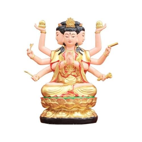 Crafts Dou mother yuan jun god dou m star jun dou guy yuan Ming jun home offering pieces of resin Buddha decorative arts