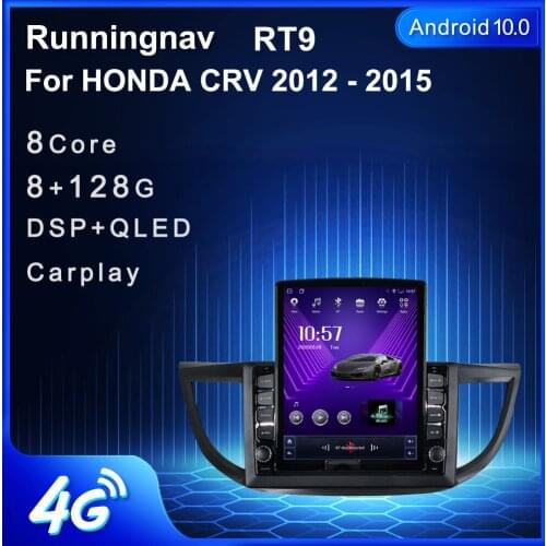 Runningnav For HONDA CRV 2012 2013 2014 2015 Tesla Type Android Car Radio Multimedia Video Player Navigation GPS