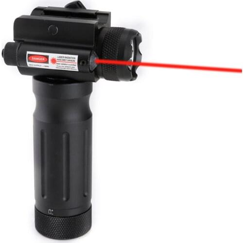 SPINA OPTICS Tactical Red Dot Hand Grip Flashlight with Red Laser strong light Laser flashlight outdoor sports