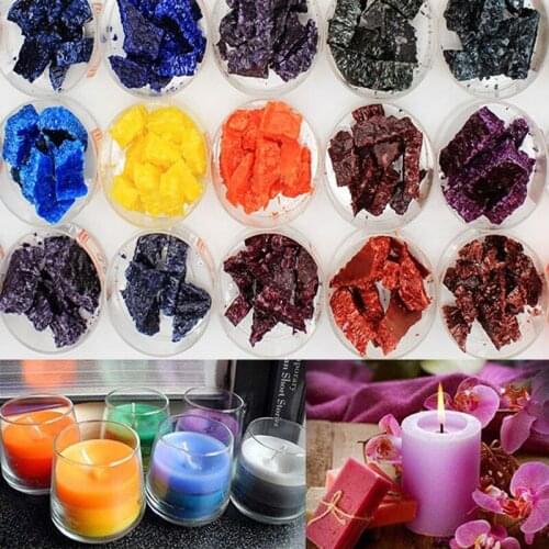 10G/Bag Diy Candle Wax Pigment for Handmade Non-Toxic Soy Candle Wax Colorant Making Scented