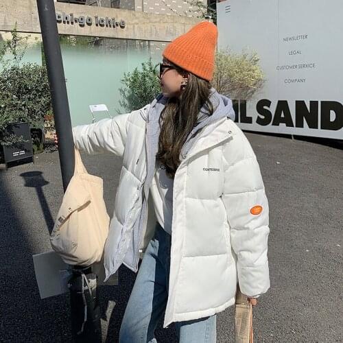 Female Coat Winter 2021 Winter Coat Women Warm Parkas Snow Wear Thicken Padded Clothing Female Zipper Wadded Hooded Jackets