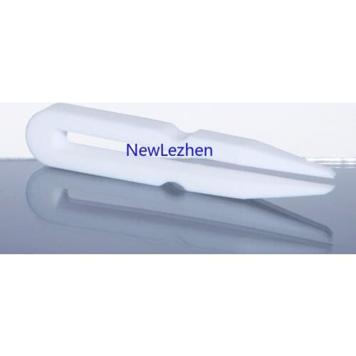 1pcs / Laboratory Thickened PTFE Tweezers, 100 Mm, Strong Acid and Alkali Resistance