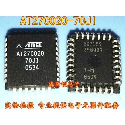 10PCS AT27C020-70JI PLCC-32 AT27C020-70 PLCC32 AT27C020 27C020-70JI 27C020 Memory patch New and original