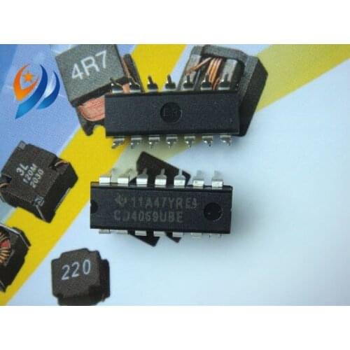 100PCS CD4069UBE DIP14 CD4069U DIP CD4069 DIP-14 CD4069BE new and original IC