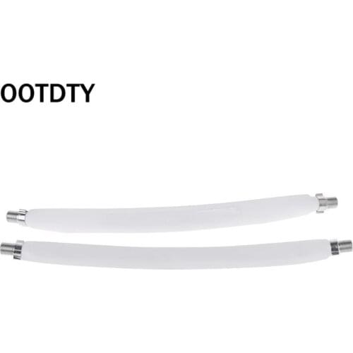 2PCS Window Flat F Connector Cable Coax Coaxial RG6 RG-6Door TV Satellite