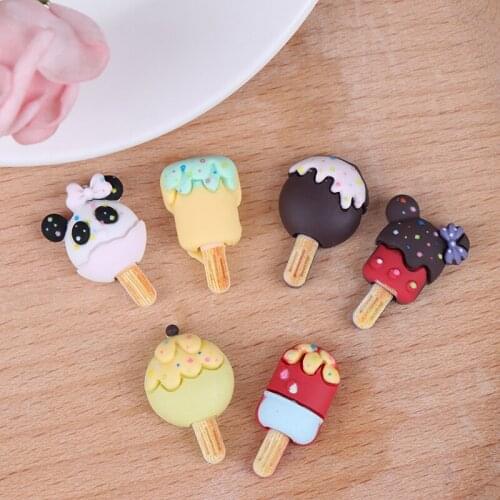 5Pcs 1/12 1/6 Dollhouse Miniature Popsicle Ice Cream Dolls Kitchen Food