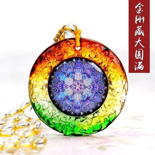 Asia Buddhism Geomantic omen master exorcise evil spirit Amulet bless Safe health good luck Vajrayana BUDDHA Pendant talisman