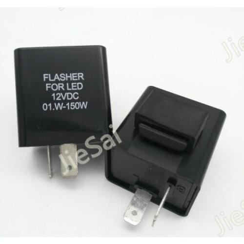 12v Flash Fast Blink 2 Pin Car Flasher Relay to Fix Turn Singnal LED Light