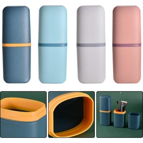 New Portable Toothbrush Holder Box Outdoor Travel Camping Toothbrush Storage Organizer Case Bathroom Accessories Toothpaste Box
