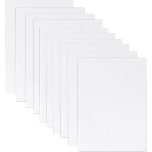 10pcs Portable Artist Watercolor Primed Art Supplies Board White Blank Student Kids Oil Painting Accessories Canvas Panel