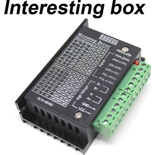 TB6600 stepper motor driver 4A 40V 42/57 stepper motor driver board module controller DIY