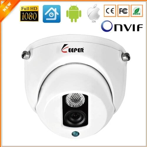 Keeper 1080P mini HD AHD Surveillance camera with Sony IMX323 Vandalproof CCTV Camera Indoor Security Dome Camera IR Cut