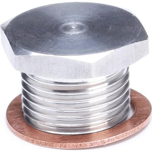 M18 X 1.5 Stainless Steel O2 Oxygen Sensor Plug Fit For American European Japanese Cars and Trucks