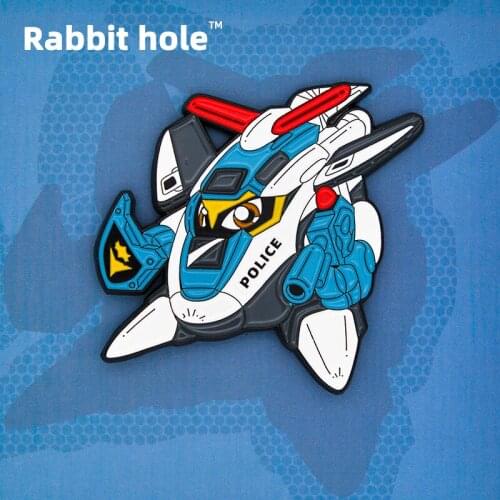 Hand-made Anime Metal Badges Police Win Pins Brooch Hikarian Hand-painted Train Man Retro Nostalgic Anime Collection Toy