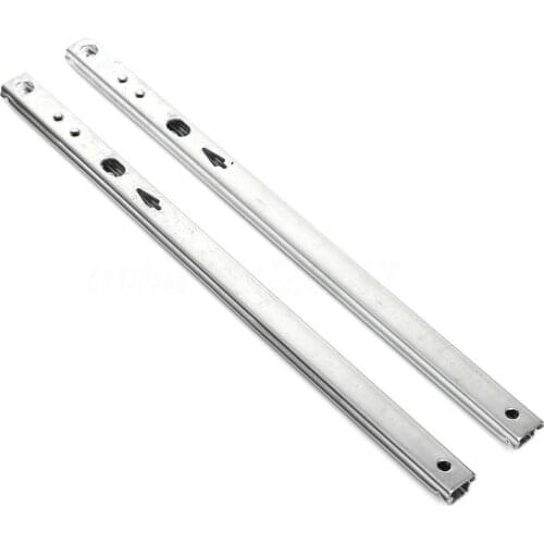 Micro Guide steel Ball 2 Sections 17 Wide Steel Ball 2 Fold Ball Slide Cabinets Drawer Steel Ball Slide