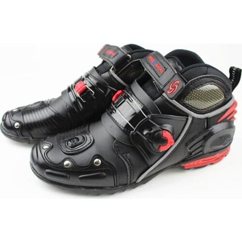 Motorcycle boots wear-resistant automobile race shoes ride protective boots a9002