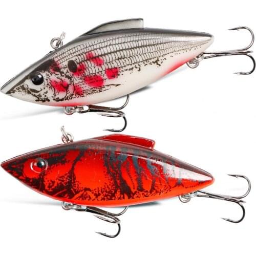 16.5g 7.5cm Plastic Fishing Bait Lipless VIB Artificial Hard Swing Plastic Fish Lure Bait for Salt Water