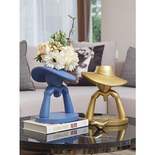 GY Modern Light Luxury Vase Decoration Living Room Coffee Table TV Cabinet Crafts Creative Wine Cabinet Soft Home Decoration