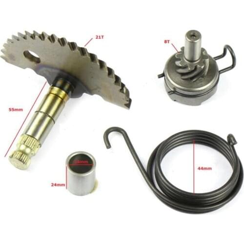Kick Start Gear Kits with Spring washer for gy6 Scooter 48cc Engine Starter Kit 50cc 139QMB Three-Piece Kit