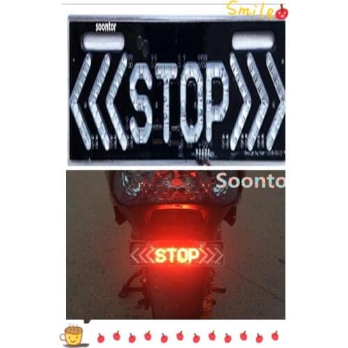 STOP LED Rear Lights Motorcycle Lighting MotoTail Brake Light Indicator Lamp for HONDA XR400MOTARD CRF250L M CRF1000L XR650R