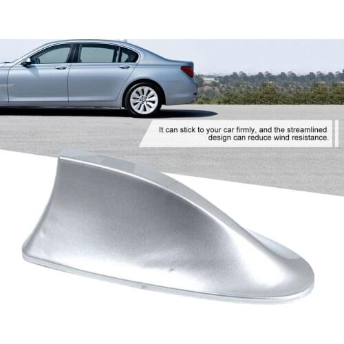 Universal Shark FinAerial Adhesive Decoration Signal Aerials Roof Antennas Car Styling For All Cars Car Shark Fin Antenna