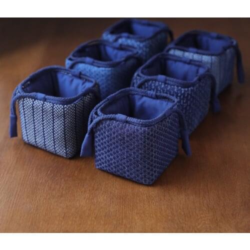 Thickened Denim Storage Travel Bag Cloth Bag Teapot Fair Cup Teacup Medium Cloth Bag Tea Set Tea Accessories