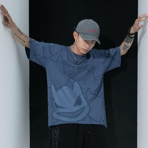 T Shirt For Men Designer 2021 Summer New Fashion Graphic Anime Japanese Harajuku Oversized Cotten Short Sleeve T-shirts Clothing