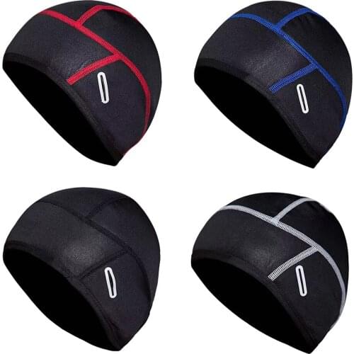 Winter Windproof Cycling Cap Thermal Warm Fleece Bicycle Riding Beanie Waterproof Outdoor Running Skiing Sports Headwear Hat