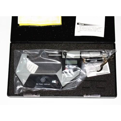 1PC 50-75mm Electronic Outside Digital Screen Micrometer Gauge Meter Micrometers Measuring Tool With Accurate Measurement