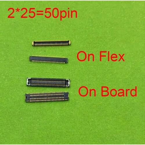 5pcs LCD Display FPC Connector On Motherboard For Huawei P20 Note10 Note 10 RVL-AL09 P10 P10PLUS P10 Plus Screen Flex Plug