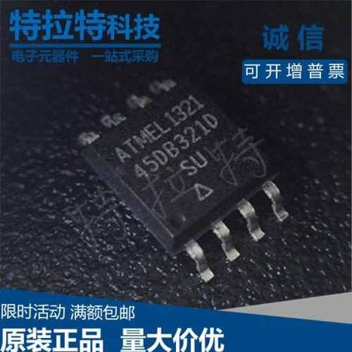 5pcs/lot AT45DB321D-SU AT45DB321 45DB321D Sop-8 Memory Brand New & Original