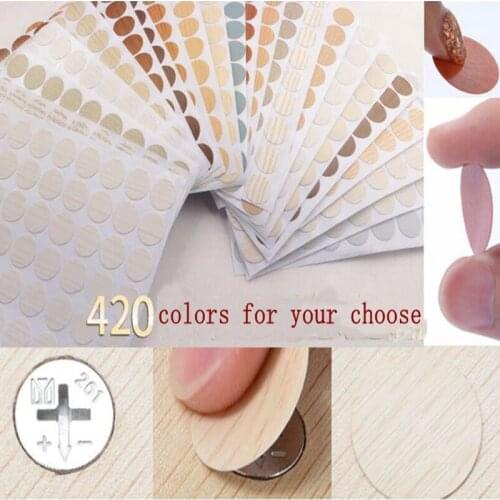 54pcs/lot Sticker Screw Hole Sticker Ring Beauty Sticker Screw Decorative Cover Ugly Cover Screw Cap Ugly Cover Paper