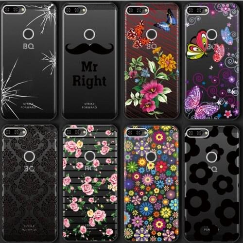For BQ 5528L STRIKE FORWARD Case Ultra Thin Clear Soft TPU Case Cover For BQ 5528L Strike Forward Case Transparent Couqe Funda